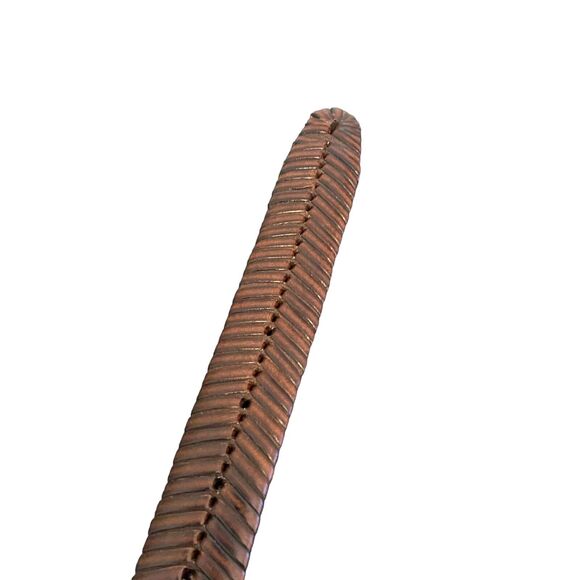 Men’s Belt 34 Braided Leather Preppy Classiccore Academia Workwear - Picture 6 of 8